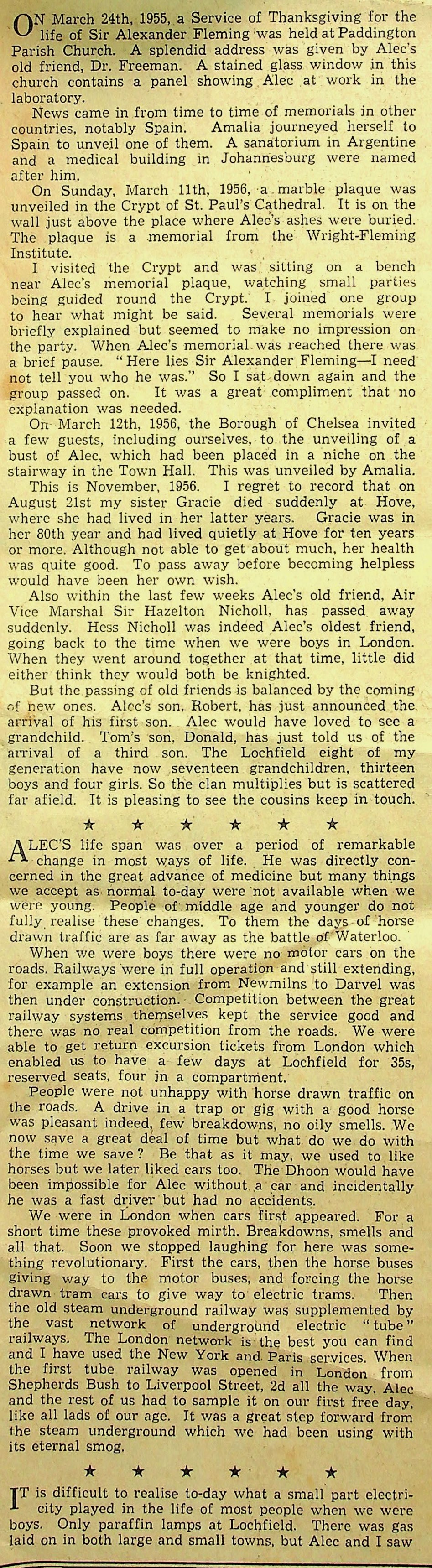 Section 1 of Robert Fleming article 21